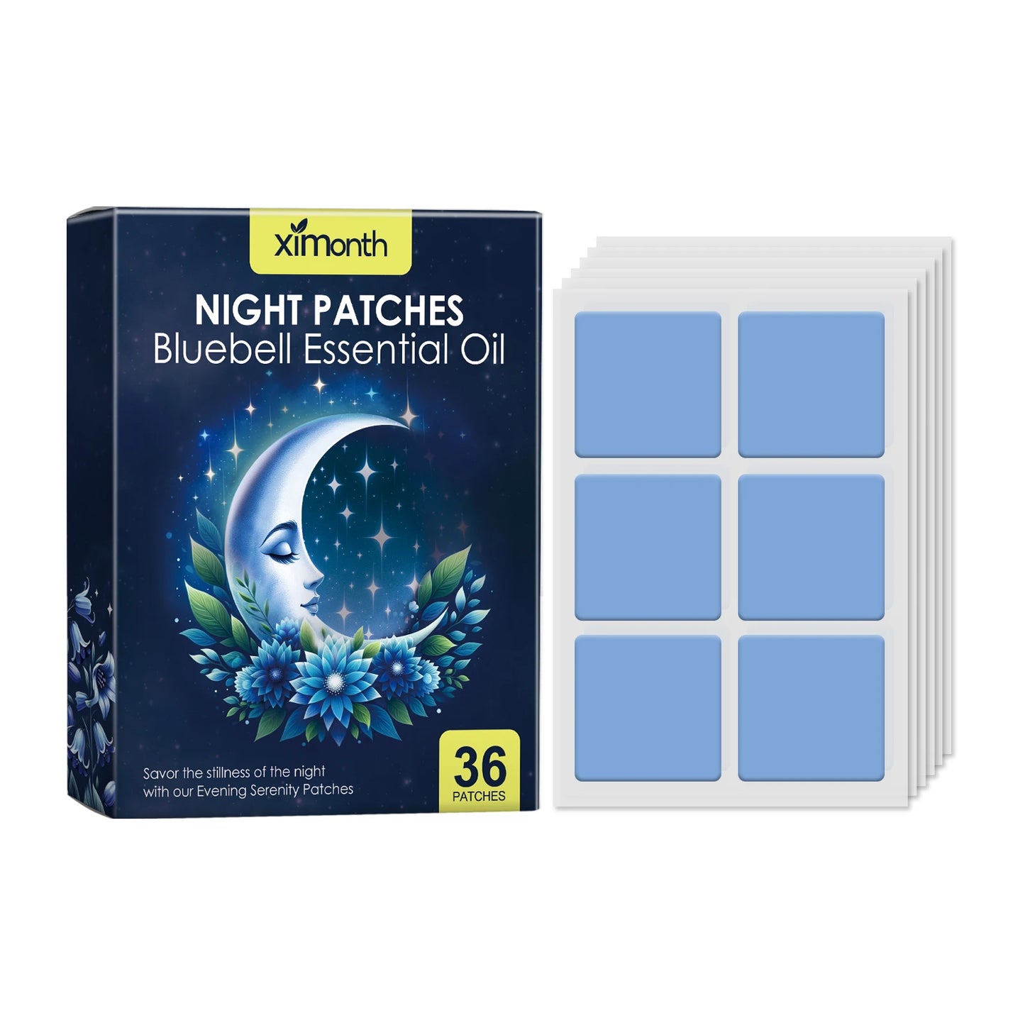 Lavender Sleep Patches Long Lasting Fragrance Treatment Insomnia Relieve Stress Anxiety Lighten Mood Promote Sleep Aid Stickers