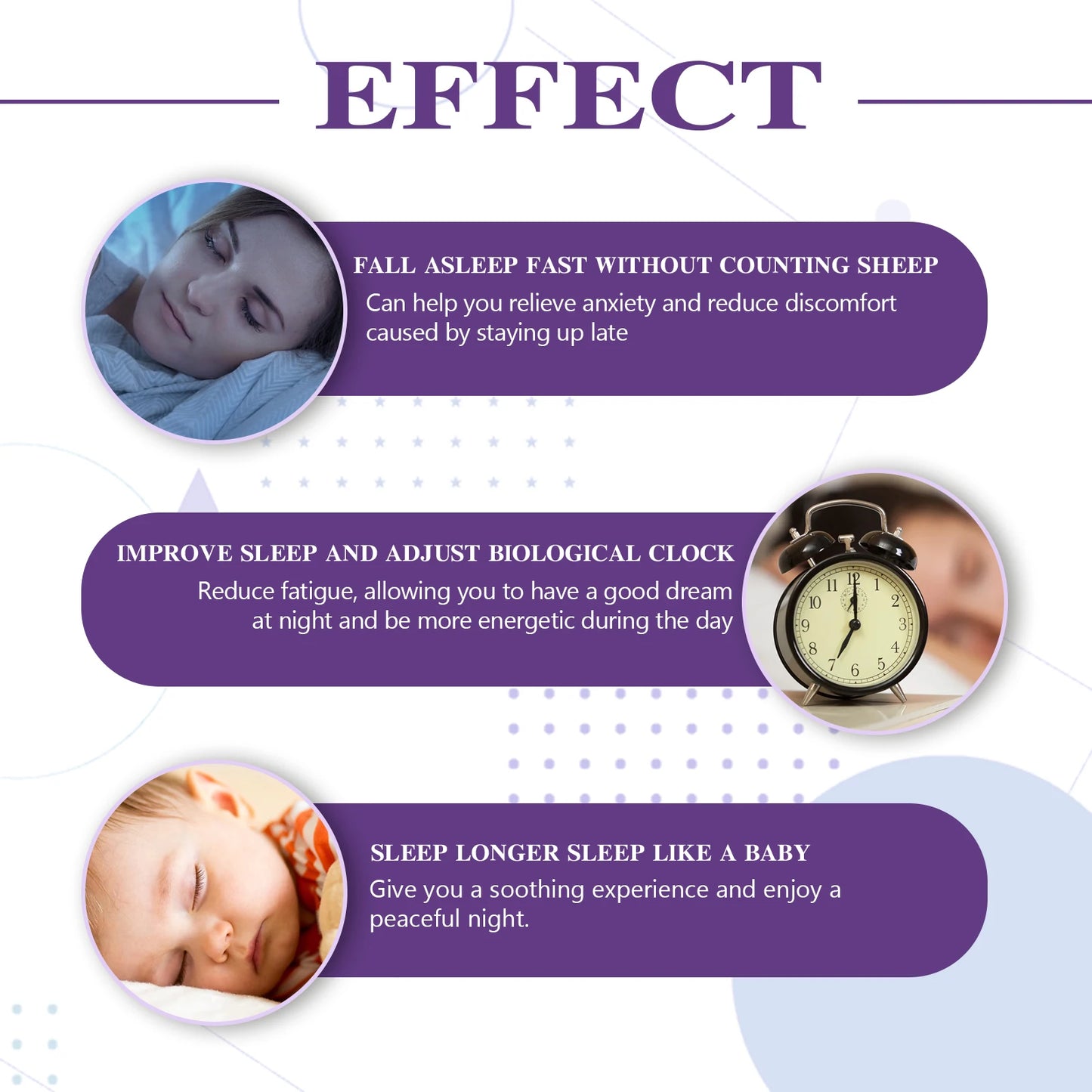 Lavender Sleep Patches Long Lasting Fragrance Treatment Insomnia Relieve Stress Anxiety Lighten Mood Promote Sleep Aid Stickers